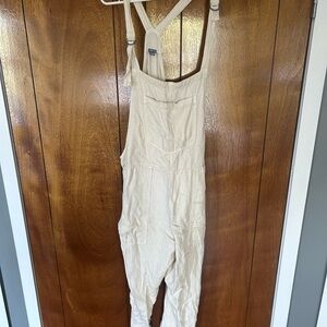 Aerie Cream Overalls